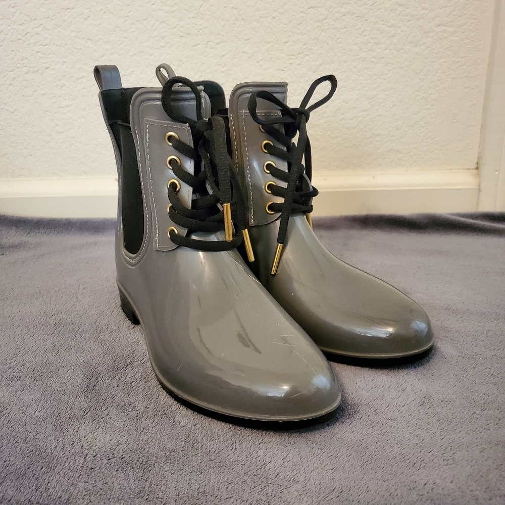 Women's Chelsea Lace Up Rain Boots